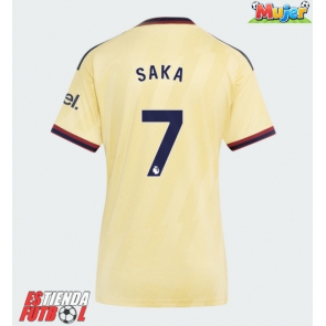 Arsenal Bukayo Saka #7 Tercera Equipación Mujer 2026-27 Manga Corta